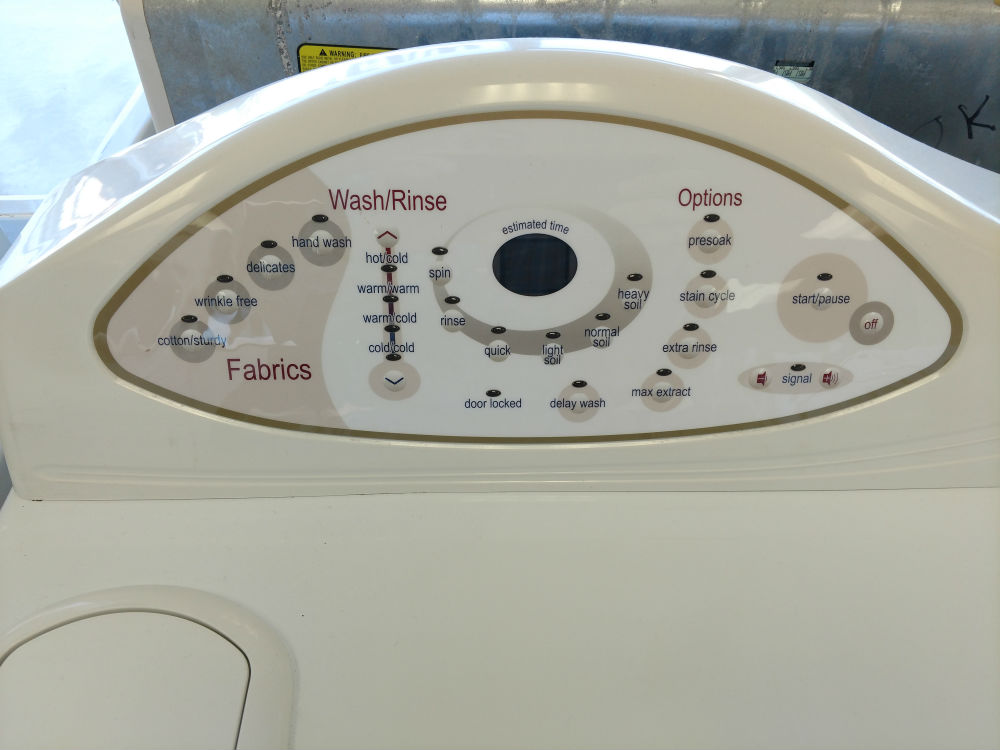 Front load used washer