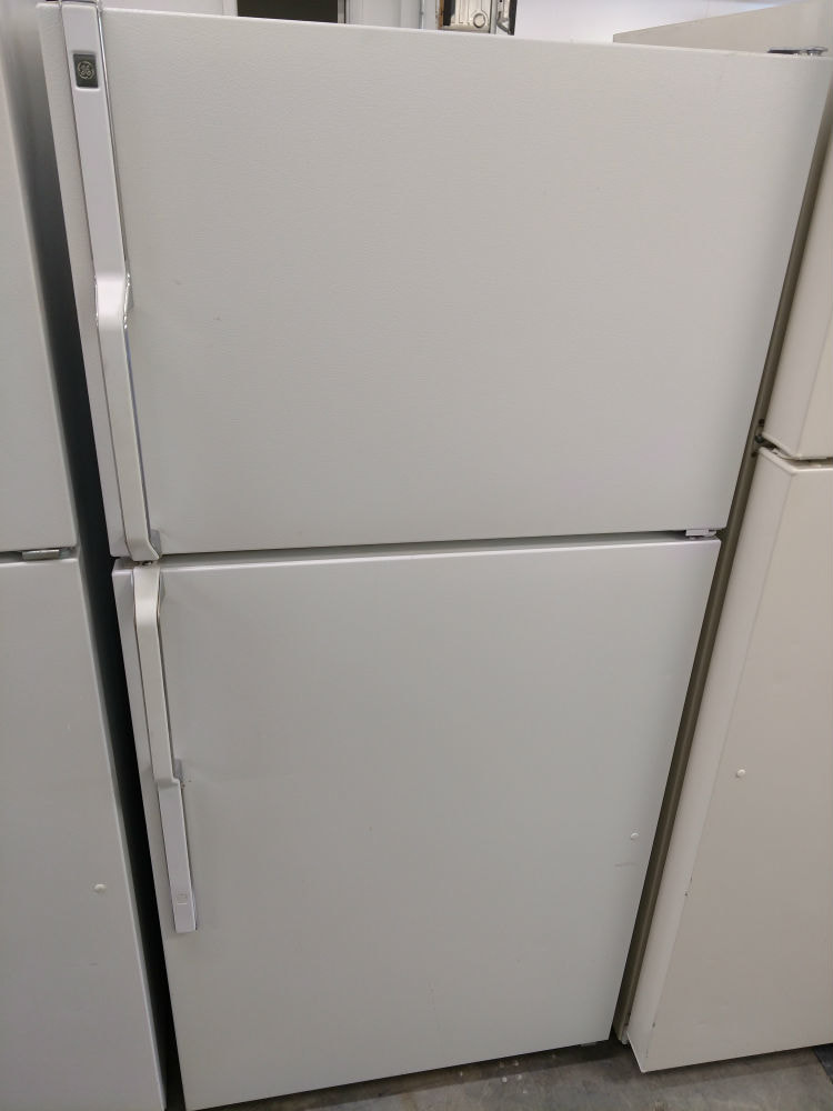 White two door refrigerator