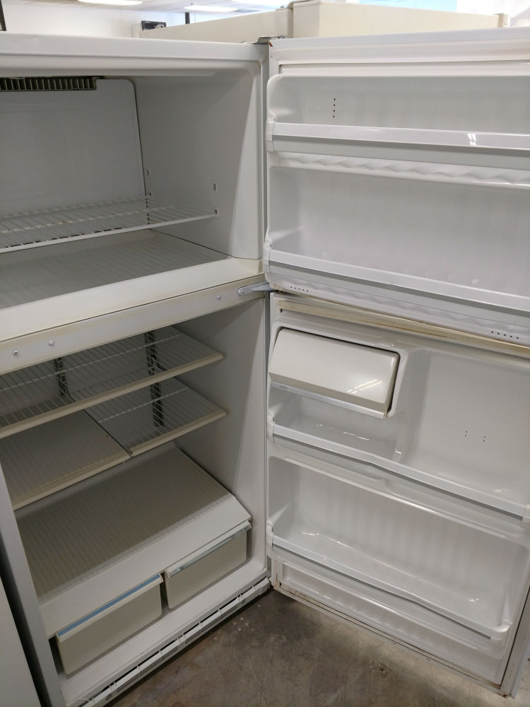 Used White two door refrigerator