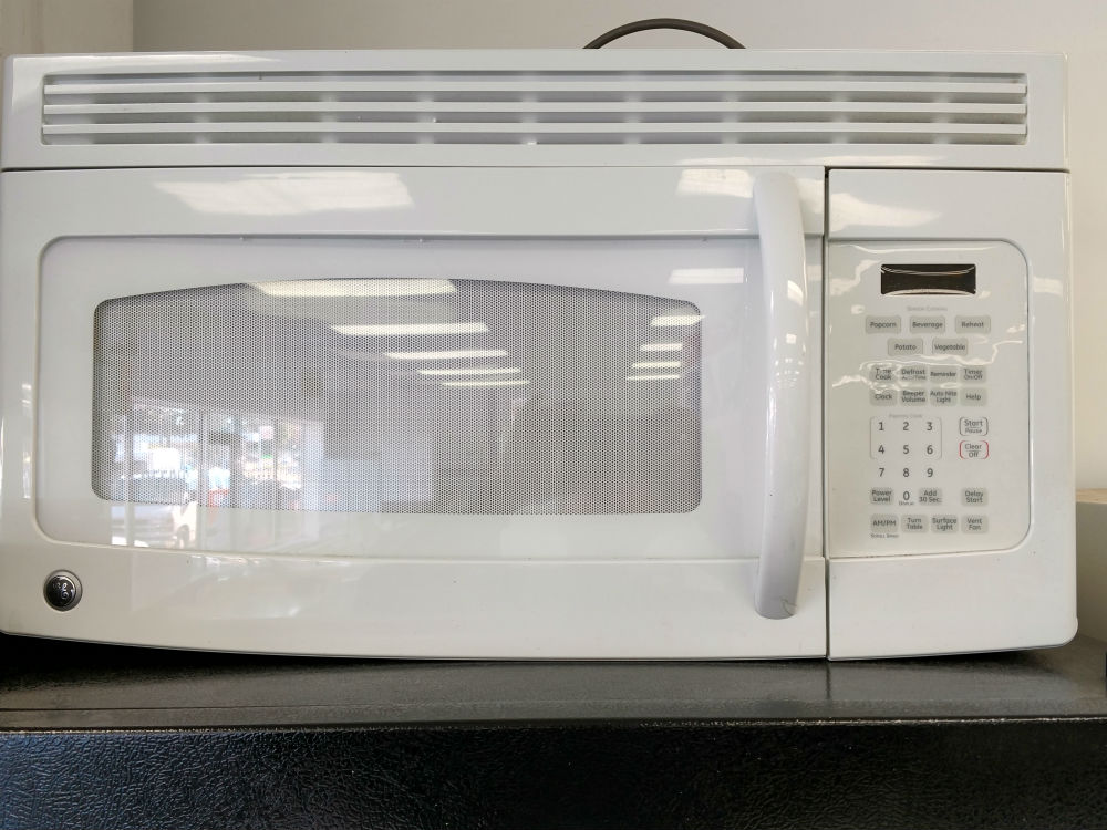 White microwave